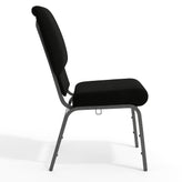 Advantage Black Church Chairs 18.5 in. Wide
