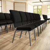 Advantage Black Church Chairs 18.5 in. Wide