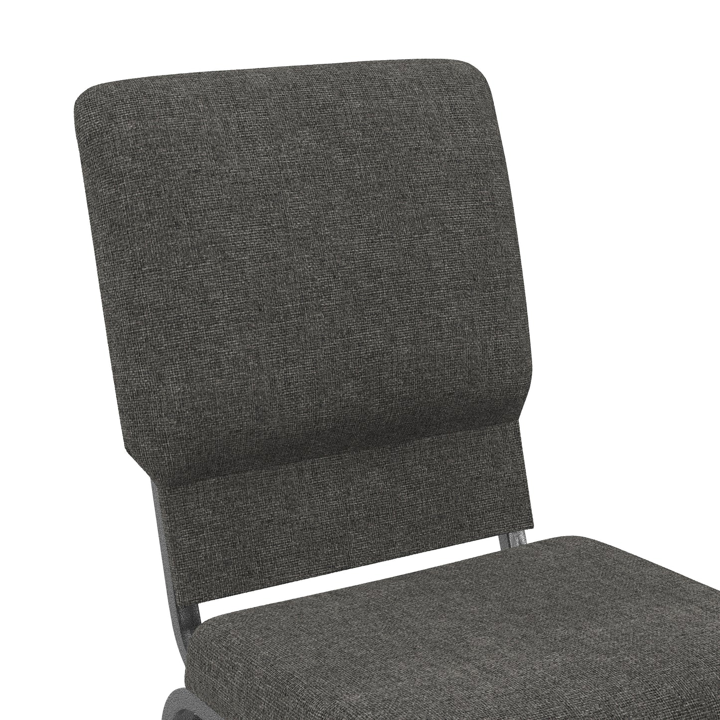Advantage Charcoal Gray Church Chair 18.5 in. Wide