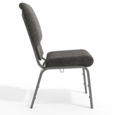 Advantage Charcoal Gray Church Chair 18.5 in. Wide