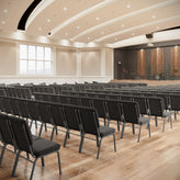 Advantage Charcoal Gray Church Chair 18.5 in. Wide