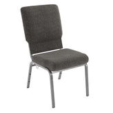 Advantage Charcoal Gray Church Chair 18.5 in. Wide