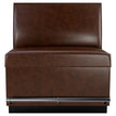 Plain Back Restaurant Booth with Padded Base - Bar Height19f24b670f73ebb29e