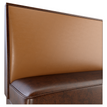 Plain Back Restaurant Booth with Extended Wood Legs - Bar Height19f9080c8f5351cfe5