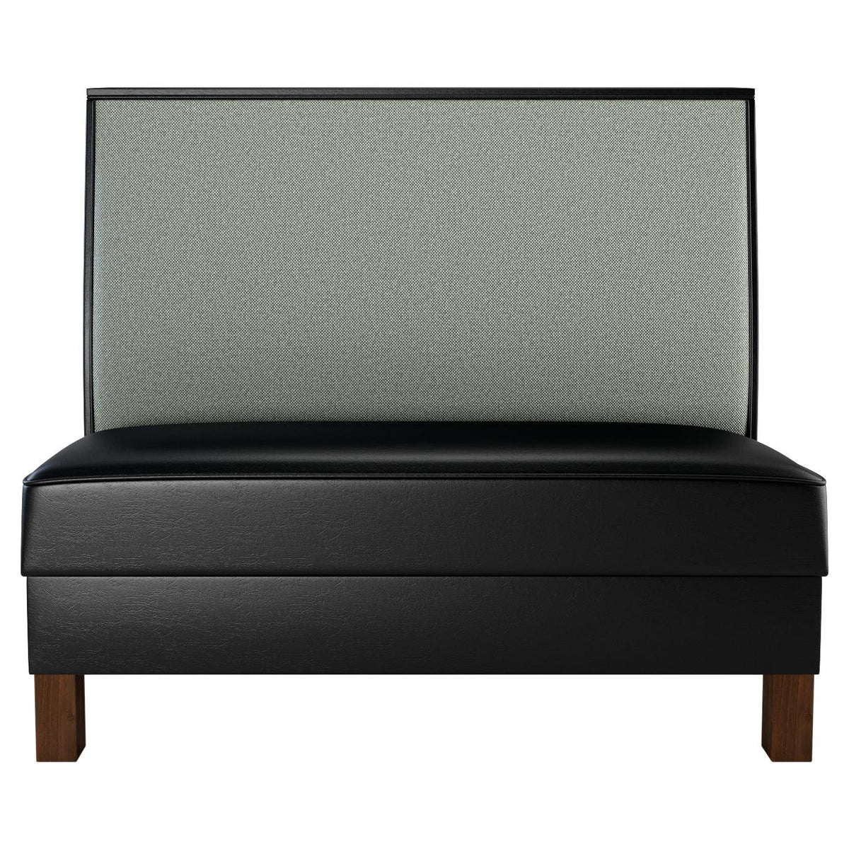 Plain Back Booth with Legs – Restaurant Furniture Plus