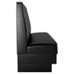 Plain Back Restaurant Booth with Padded Base1999500d8b11adf311