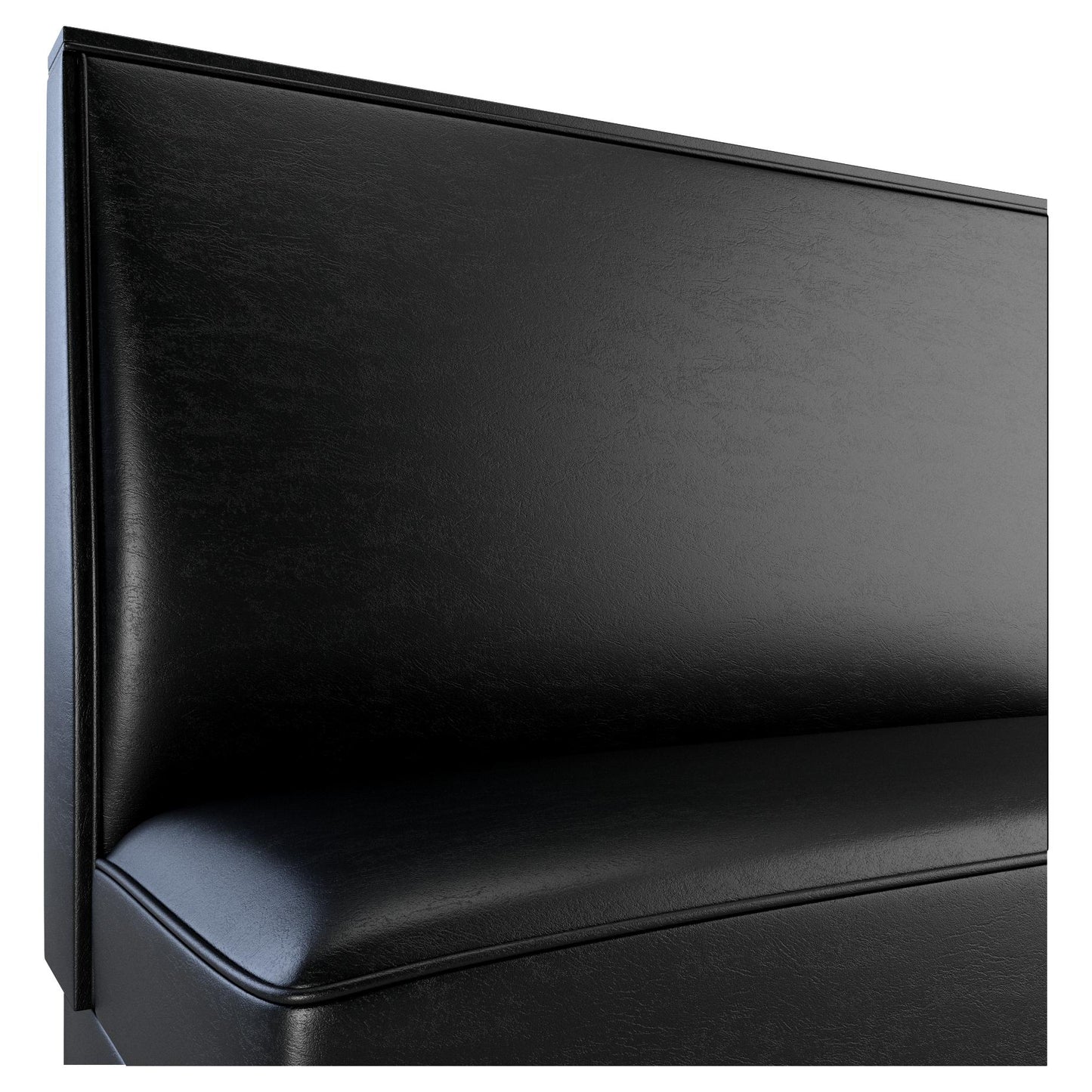 Plain Back Restaurant Booth with Padded Base1999500d8b130eff08