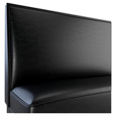 Plain Back Restaurant Booth with Padded Base1999500d8b130eff08