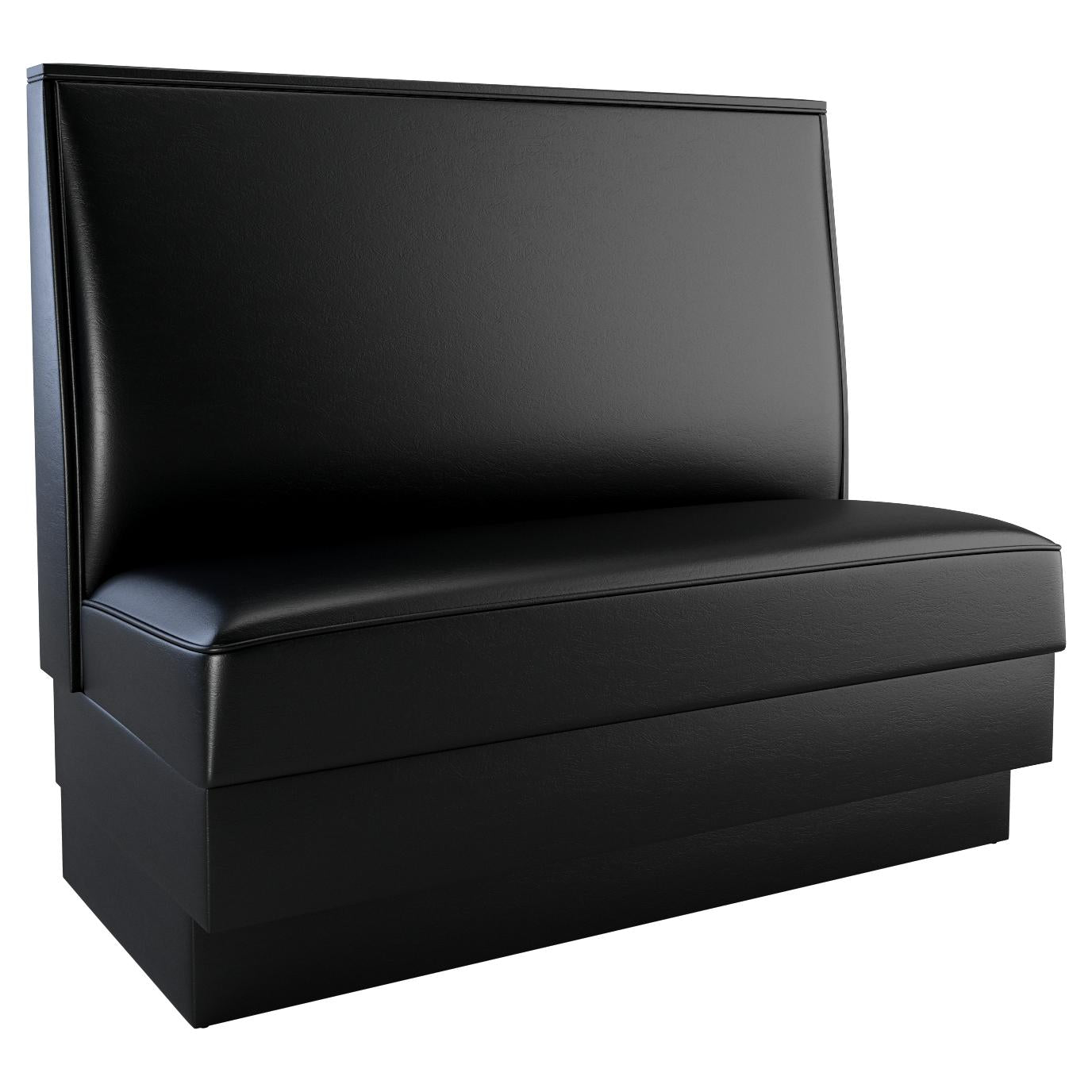Plain Back Restaurant Booth with Padded Base1999500d8b138e1e4b