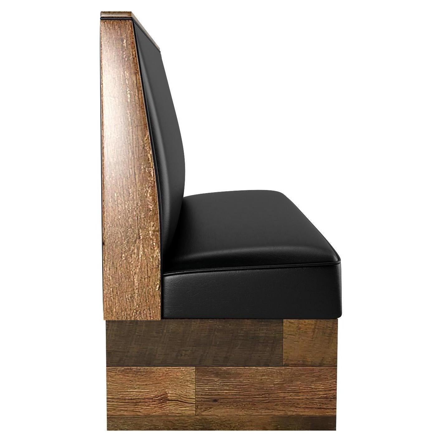 Plain Back Restaurant Booth with Reclaimed Laminate Base1999a5188326654dd0