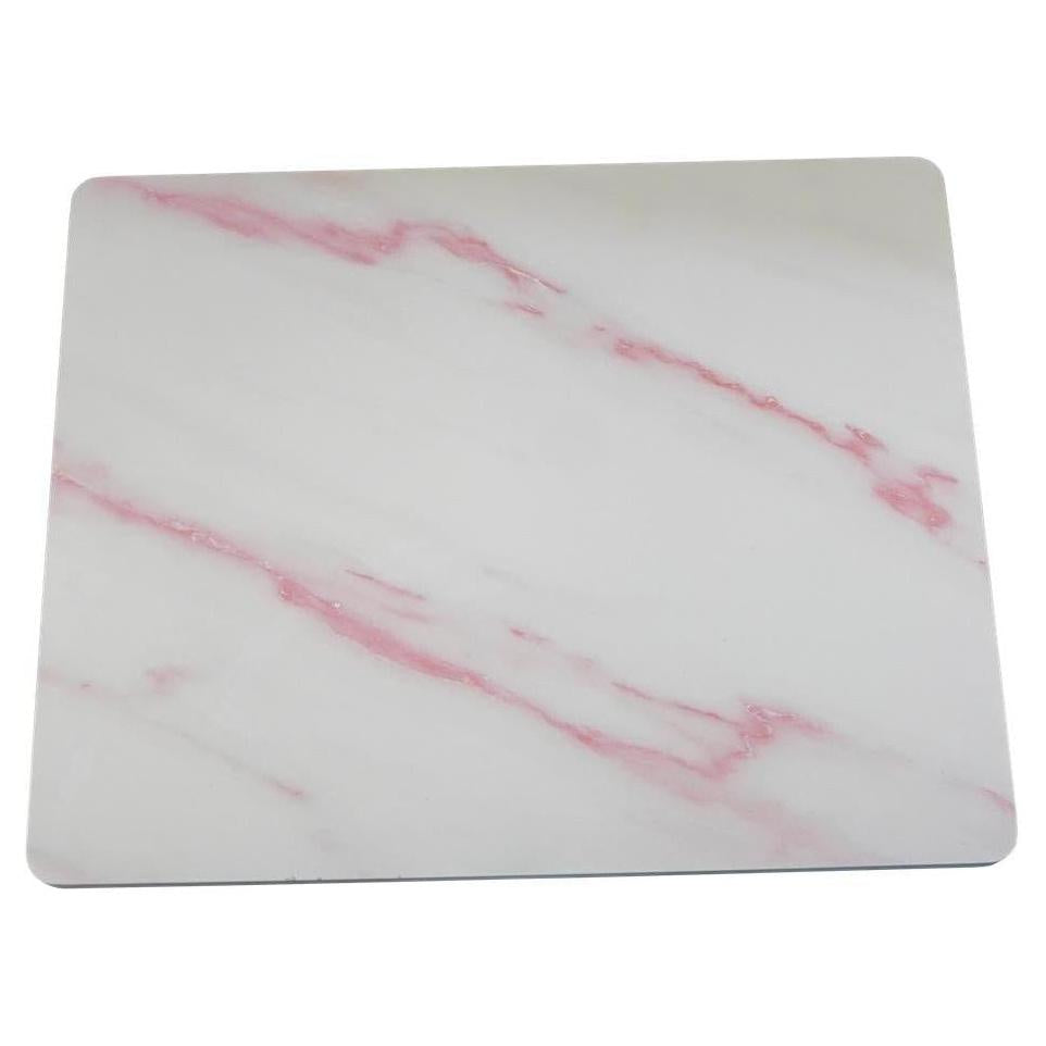 Pink Marble Streak Pattern Powder Coated MDF Indoor Table Tops