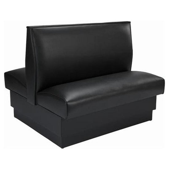 Quick Ship Plain Back Vinyl Upholstered Booths Restaurant Furniture Plus