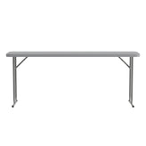 Kathryn 6-Foot Gray Plastic Folding Training Table