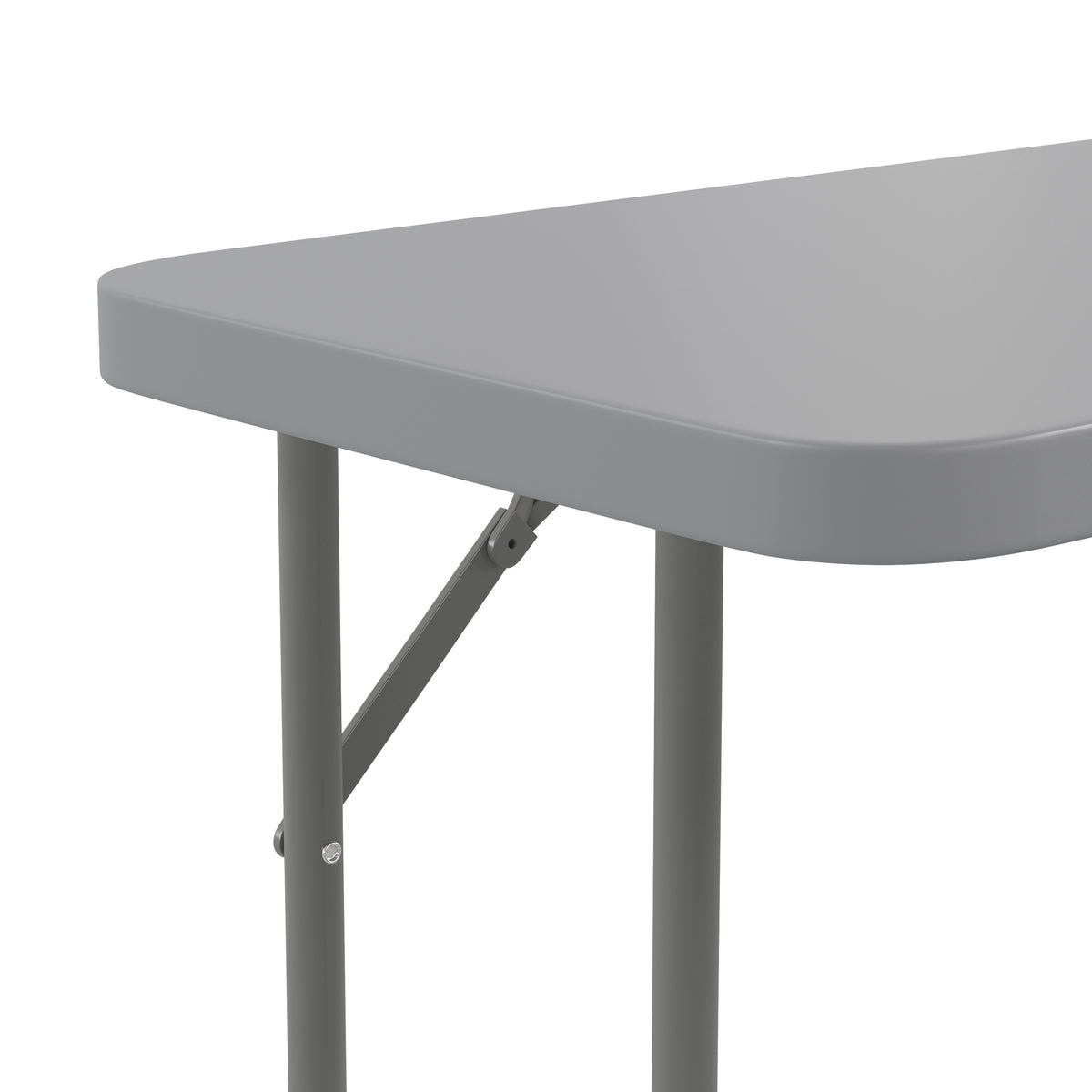 Kathryn 6-Foot Gray Plastic Folding Training Table