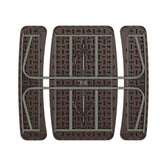 Paige Easy-Fold Brown Folding Plastic Kids Outdoor Picnic Table and Benches - Commercial Grade - Seating for 4 Kids