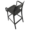 Summit Solid Back Outdoor Resin Bar Stool with Arms19d1b0399806793ec9