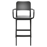 Summit Solid Back Outdoor Resin Bar Stool with Arms19d1b0399802361e29