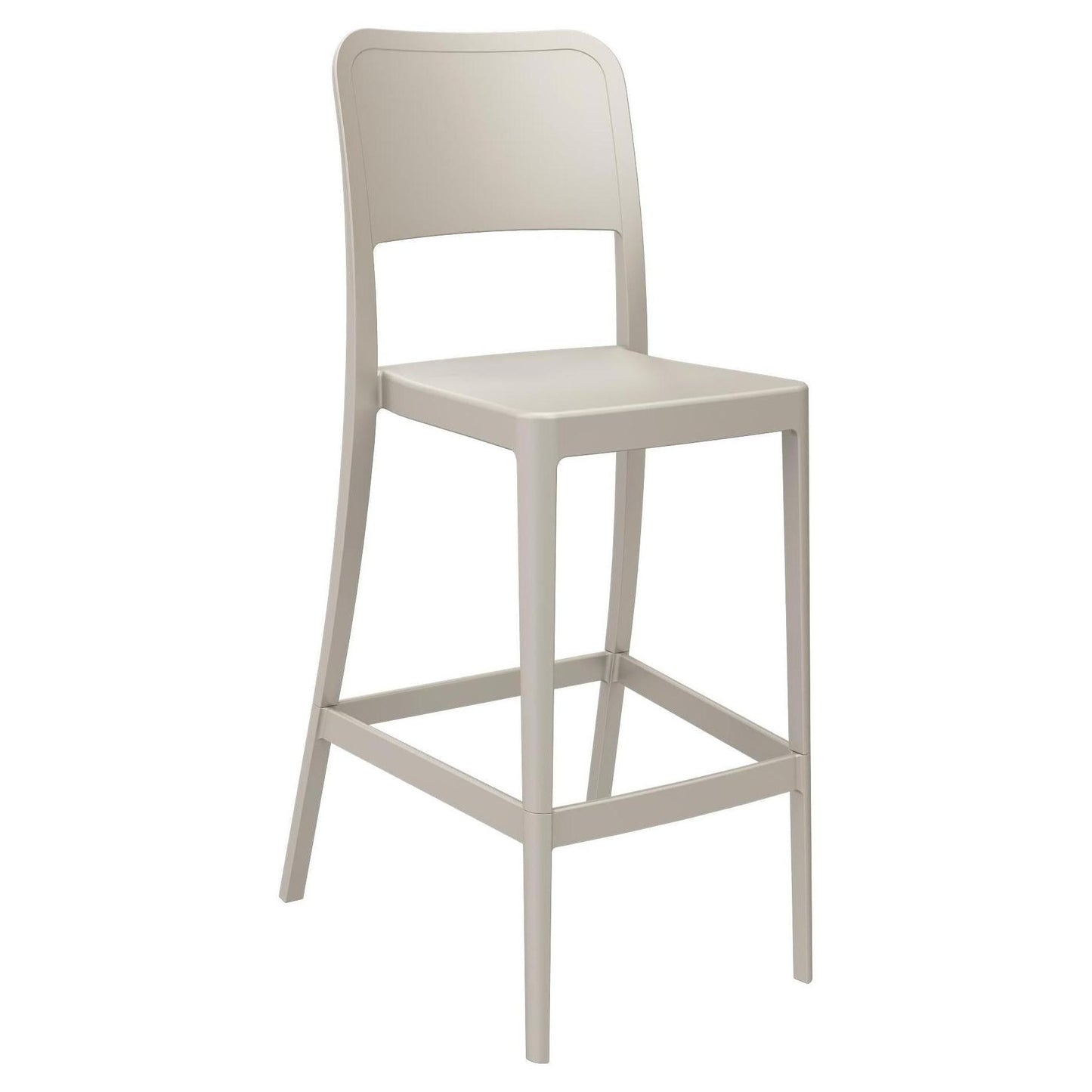 Summit Solid Back Outdoor Resin Bar Stool19d1b04e2cc29b2717