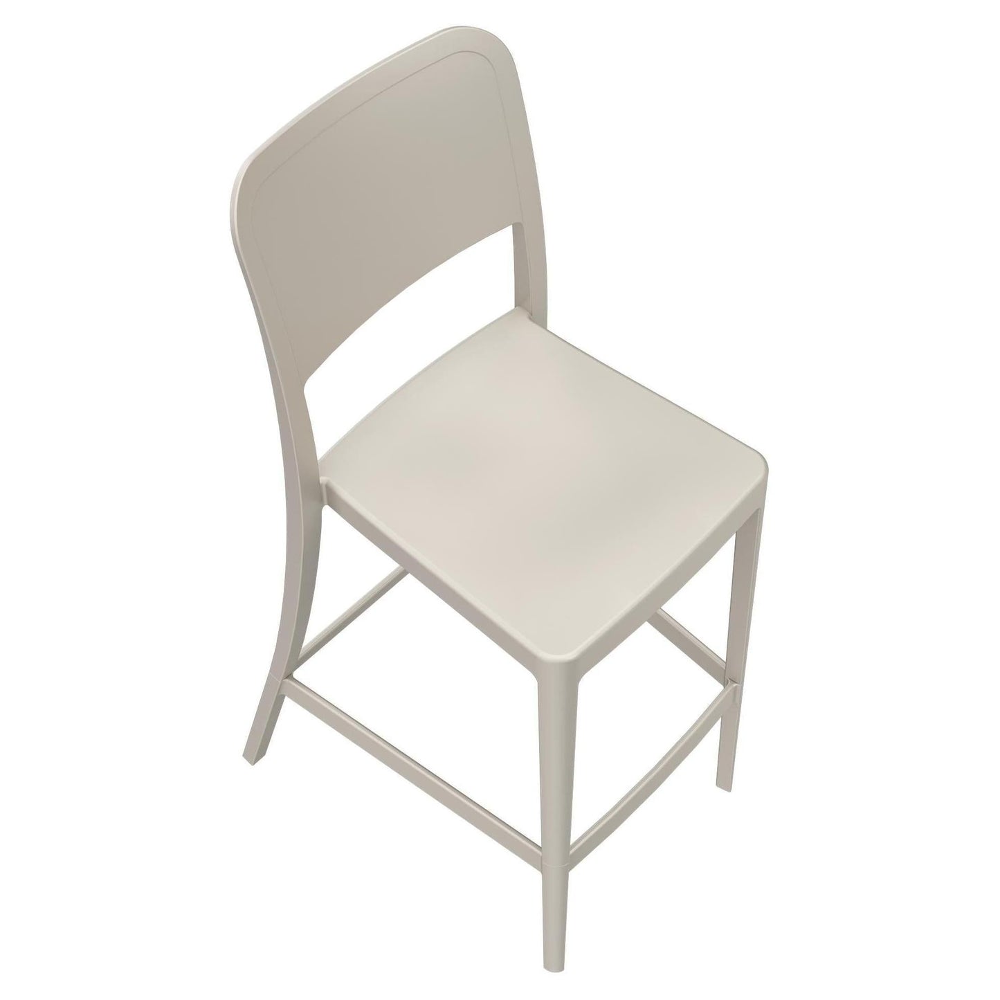 Summit Solid Back Outdoor Resin Bar Stool19d1b04e2cc6b40996