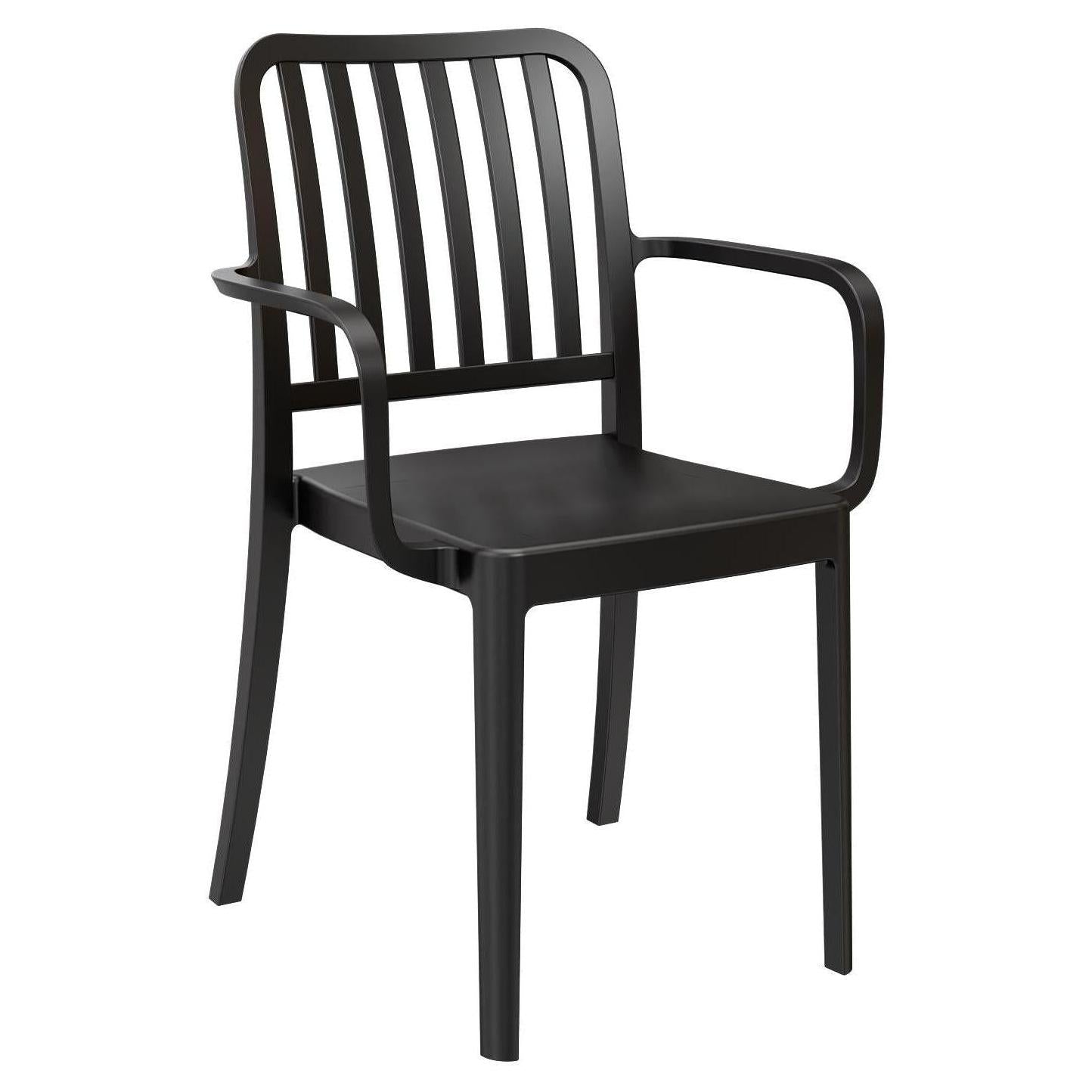 Ridge Slat Back Outdoor Resin Armchair19d1b1cf23c2a05925