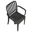 Ridge Slat Back Outdoor Resin Armchair19d1b1cf23c429e18b
