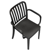 Ridge Slat Back Outdoor Resin Armchair19d1b1cf23c429e18b