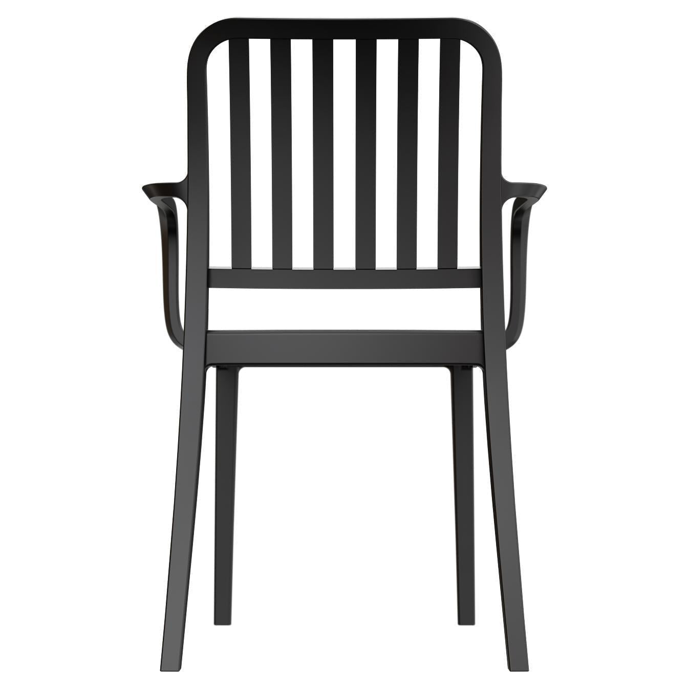 Ridge Slat Back Outdoor Resin Armchair19d1b1cf23c27e6595