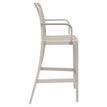 Ridge Slat Back Outdoor Resin Bar Stool with Arms19d1b1713361386f35