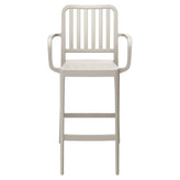 Ridge Slat Back Outdoor Resin Bar Stool with Arms19d1b1713364708675