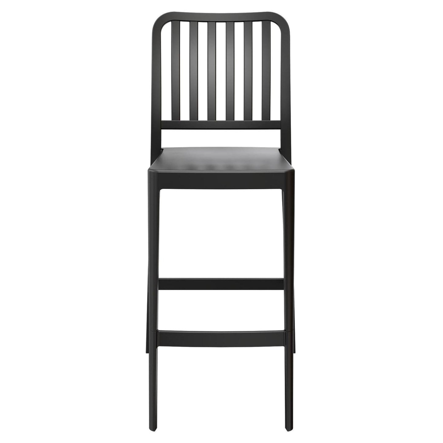 Ridge Slat Back Outdoor Resin Bar Stool19d1b1ad39650f27cd