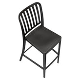 Ridge Slat Back Outdoor Resin Bar Stool19d1b1ad3961c6c3a
