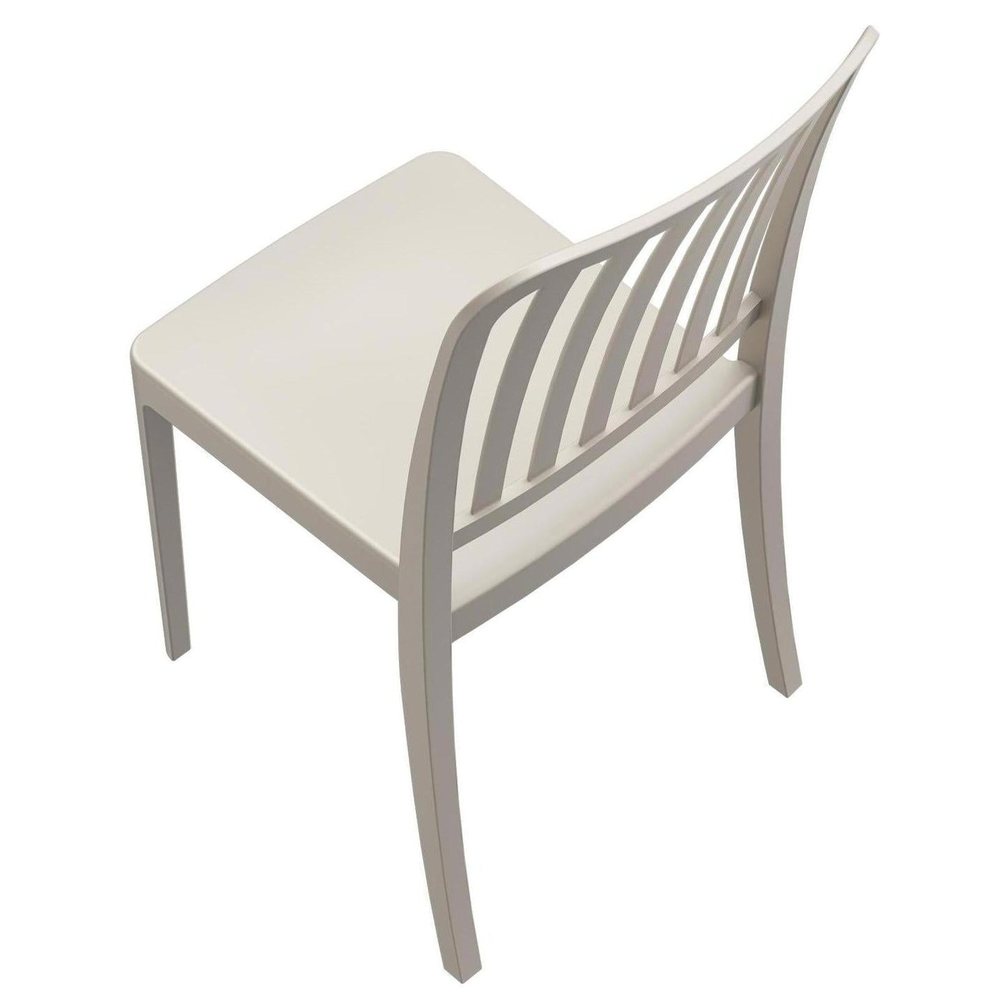 Ridge Slat Back Outdoor Resin Side Chair19d1b1ea1cd5cd30a2