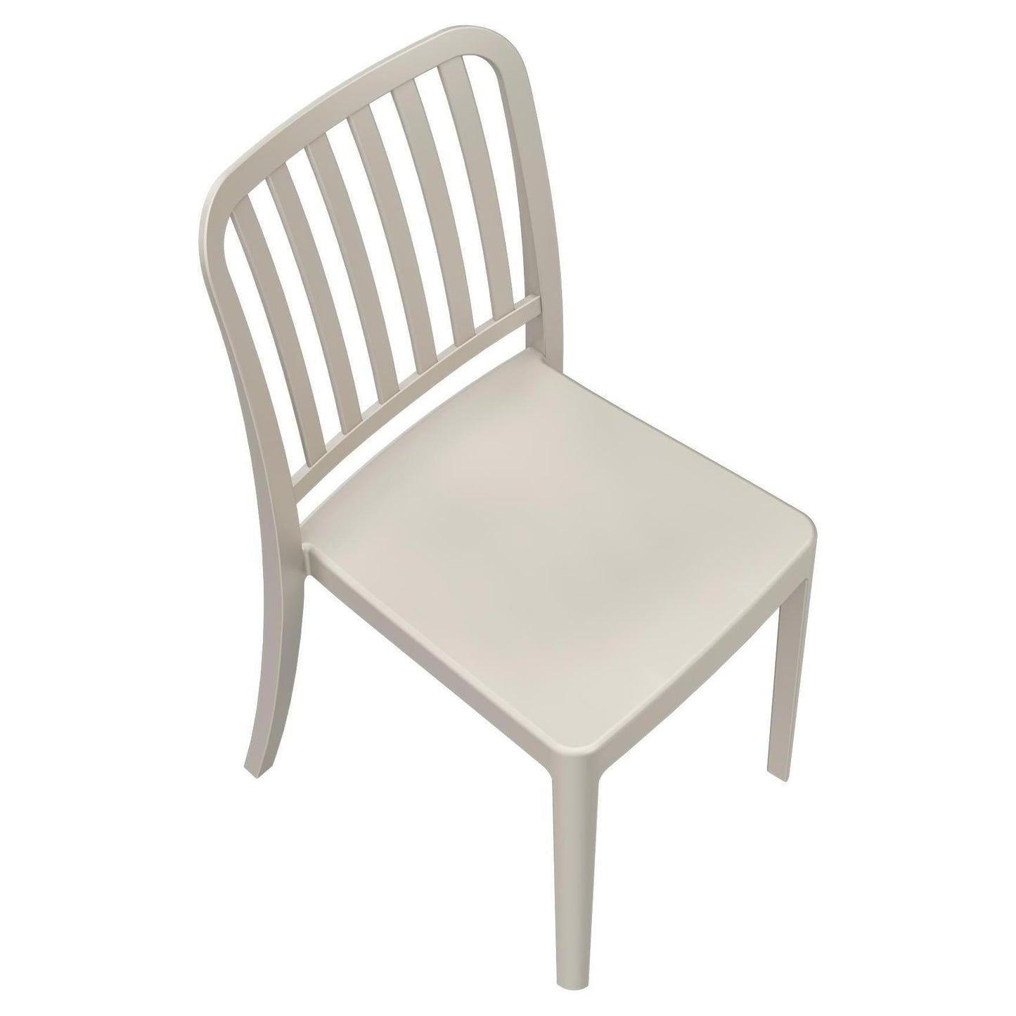 Ridge Slat Back Outdoor Resin Side Chair19d1b1ea1cd227d3ae