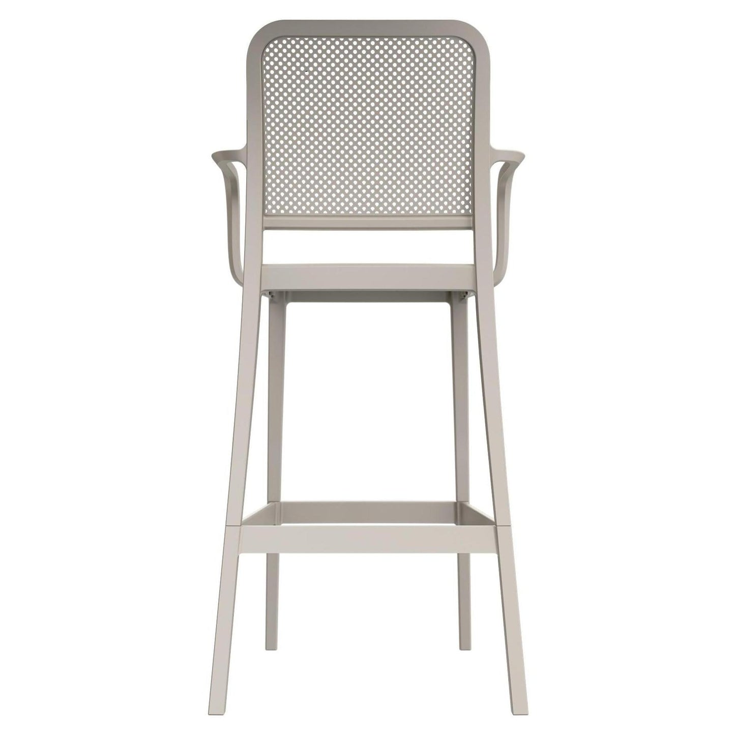 Aero Perforated Outdoor Resin Bar Stool with Arms19d1b2718c96a5b9bd