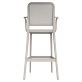 Aero Perforated Outdoor Resin Bar Stool with Arms19d1b2718c96a5b9bd