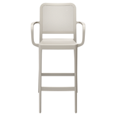 Aero Perforated Outdoor Resin Bar Stool with Arms19d1b2718c955392a0