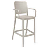 Aero Perforated Outdoor Resin Bar Stool with Arms19d1b2718c9619b2be