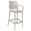 Aero Perforated Outdoor Resin Bar Stool with Arms19d1b2718c9619b2be