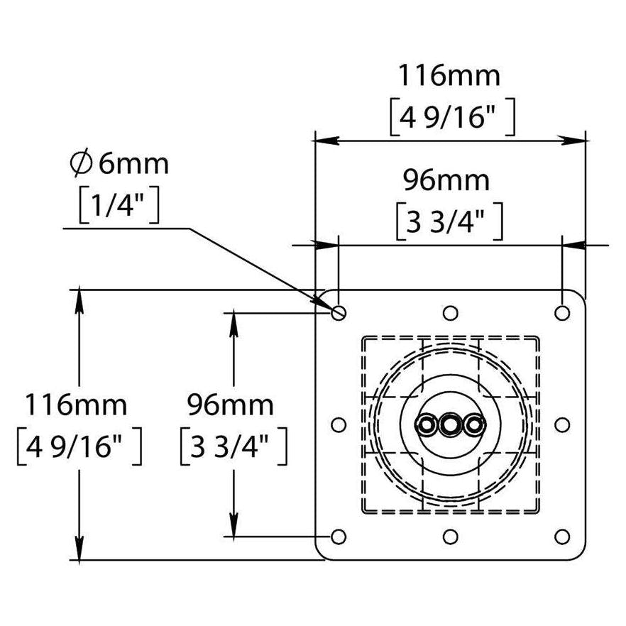 Rockwell 2-3/8" Square Table Legs