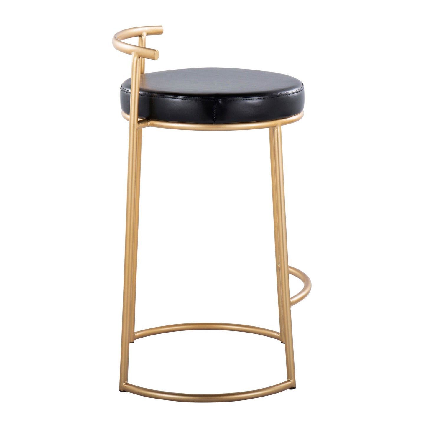 Round Fuji 26" Fixed-Height Counter Stool - Set of 2