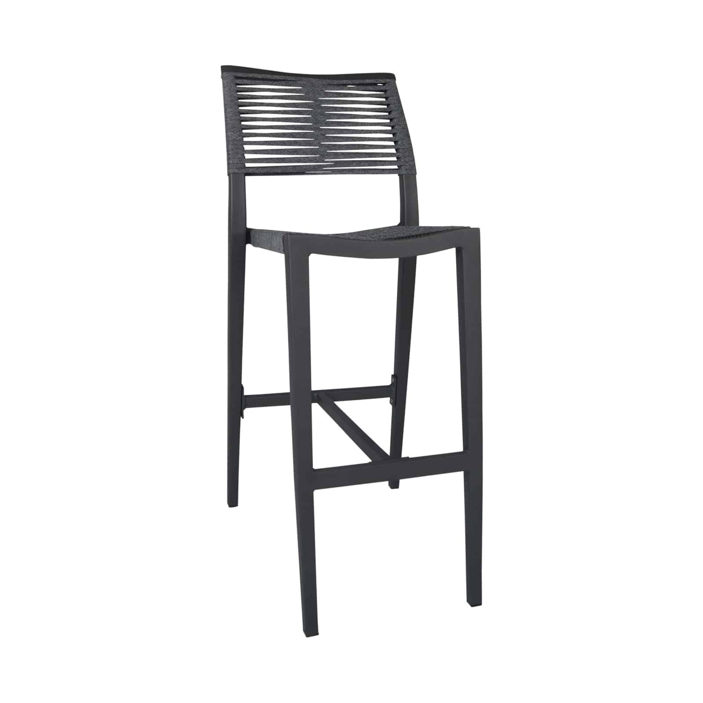 Chloe Rope Outdoor Side Bar Stool