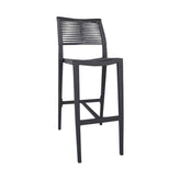 Chloe Rope Outdoor Side Bar Stool