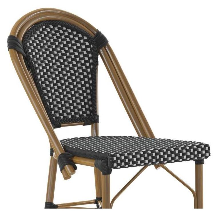 Bordeaux Outdoor Commercial French Bistro Stacking Counter Height Stools