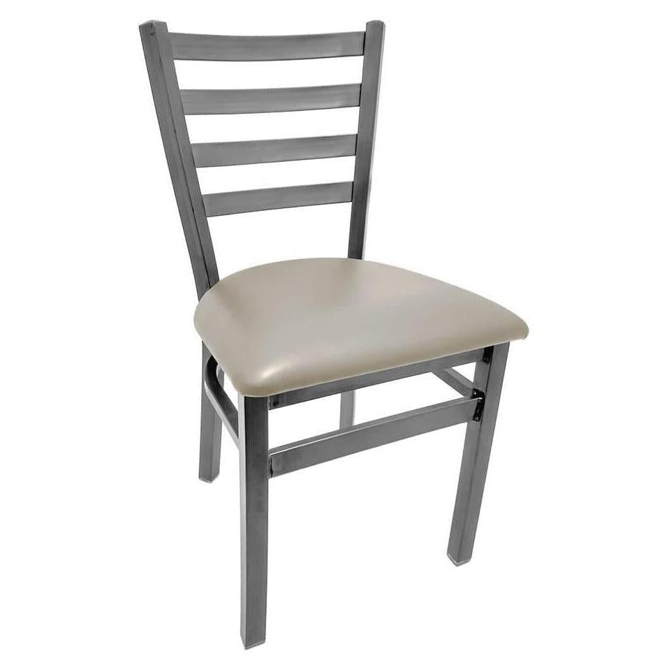 Clear Coat Ladderback Chair with Plain Welds