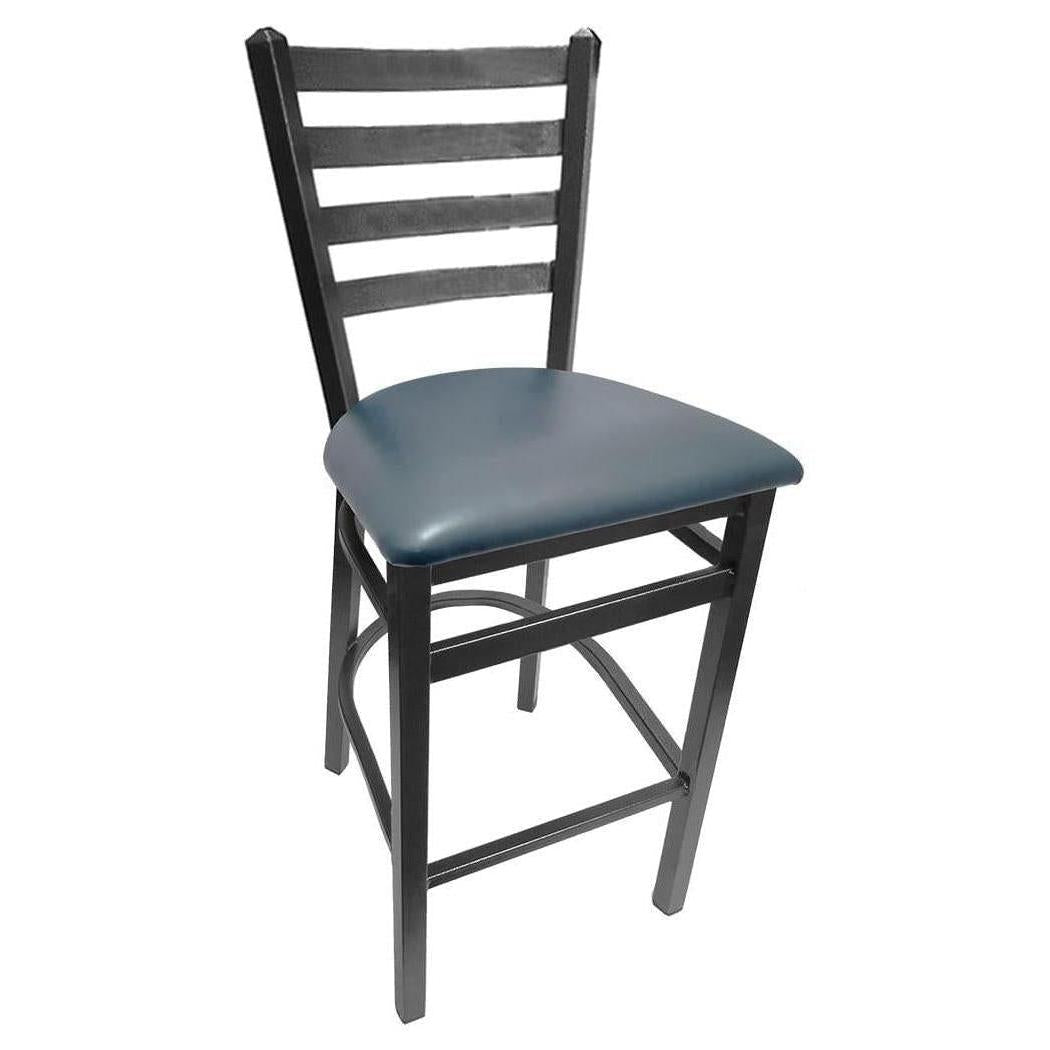 Silvervein Ladderback Bar Stool