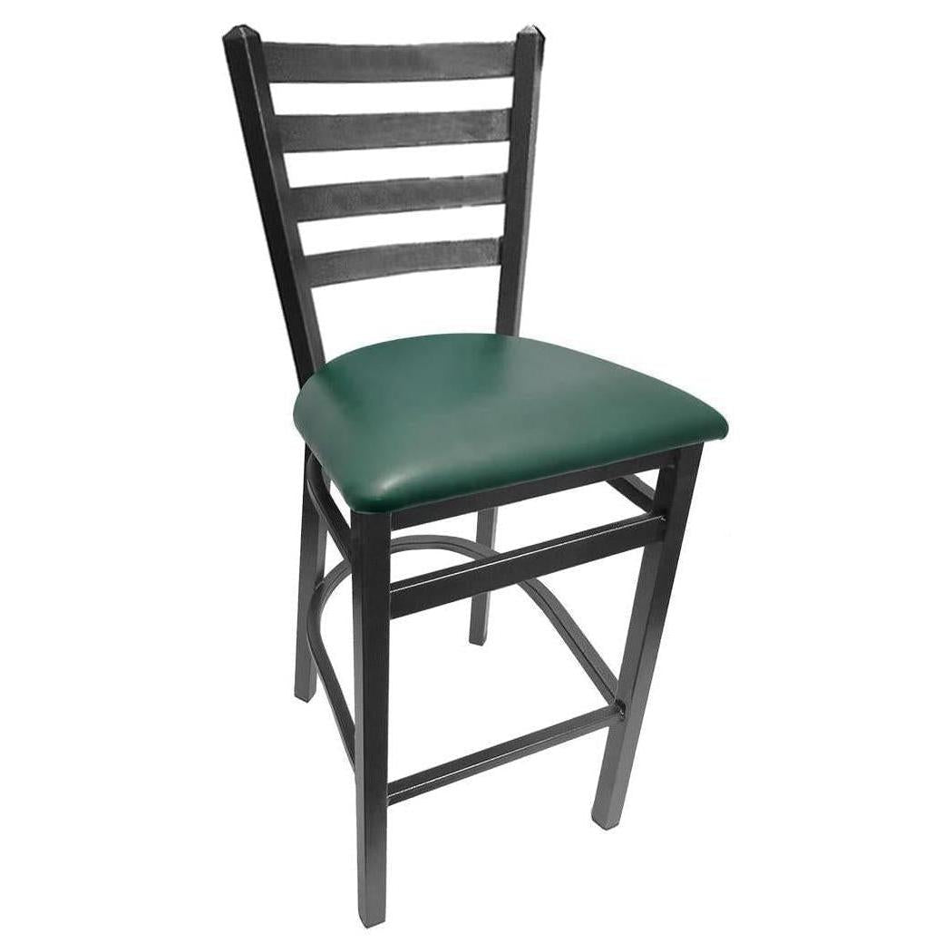 Silvervein Ladderback Bar Stool