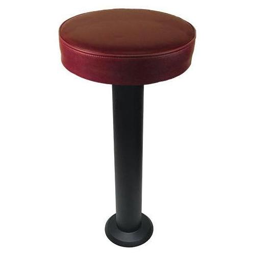 XL Vinyl Upholstered Bolt Down Pedestal Counter Stools