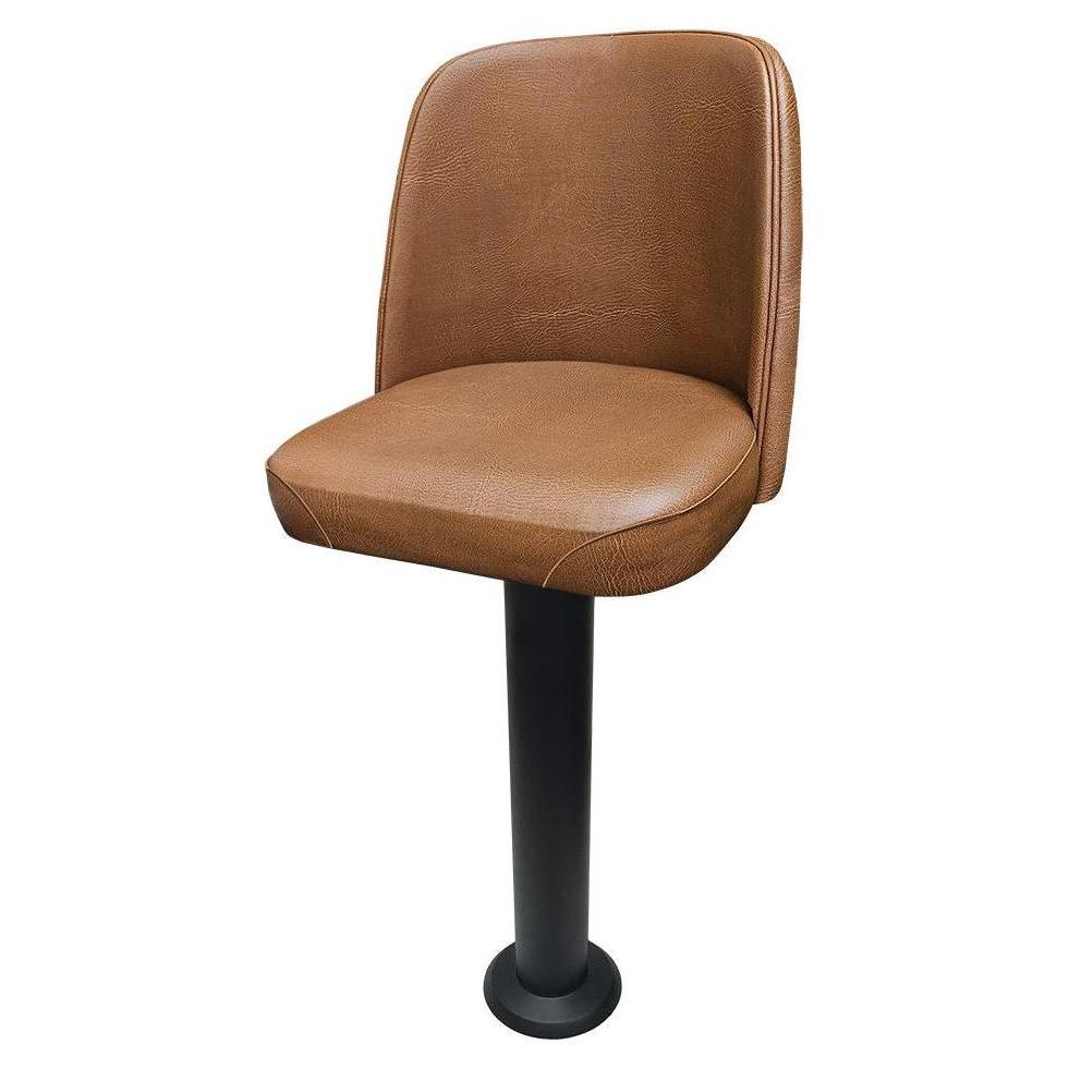 Bucket Seat Bolt Down Pedestal Bar Stools - Imported