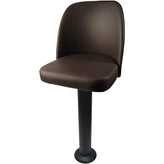 Bucket Seat Bolt Down Pedestal Bar Stools - Imported