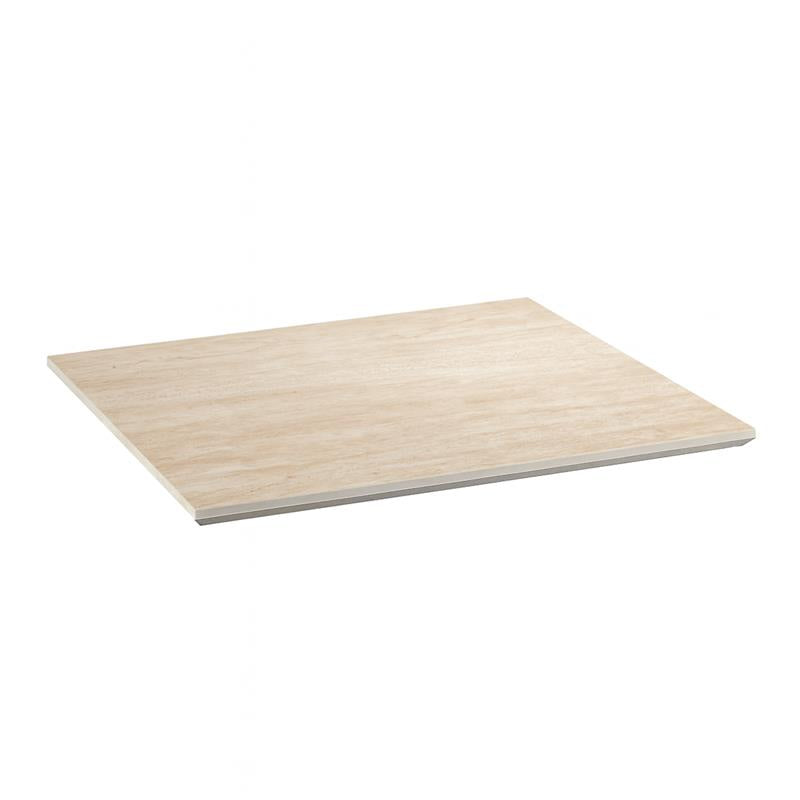 7/8" Natural Veining Beige Sintered Stone Outdoor Table Tops